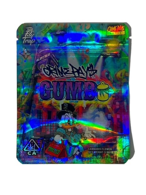 CRIME-PAYS GUMB 3.5G MYLAR BAG
