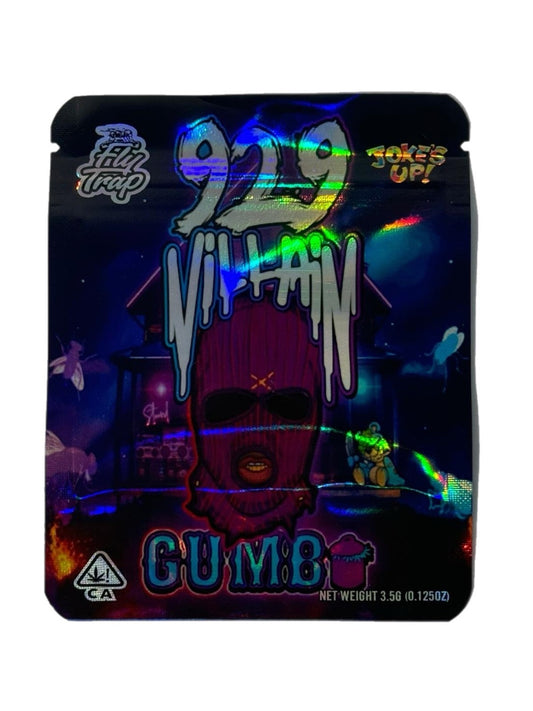 929 VILLAN GUMP 3.5 MYLAR BAG