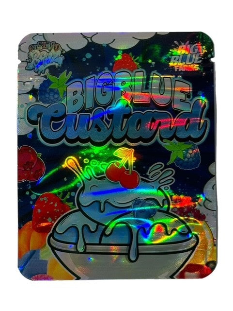 BIG BLUE CUSTARD 3.5G MYLAR BAG