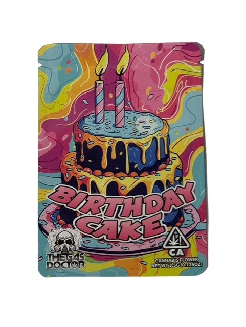 BIRTHDAY CAKE 3.5G MYLAR BAG