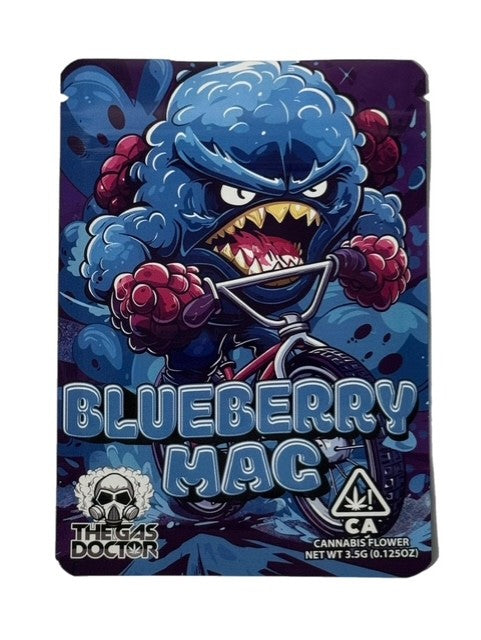 BLUEBERRY MAC 3.5G MYLAR BAG