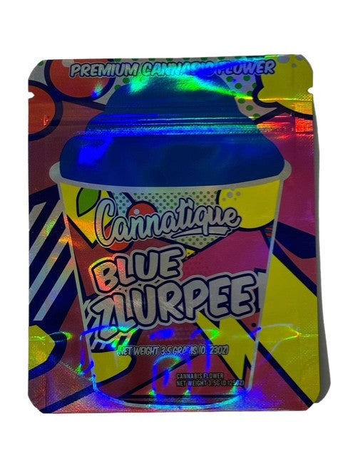 BLUE ZLURPEE 3.5G MYLAR