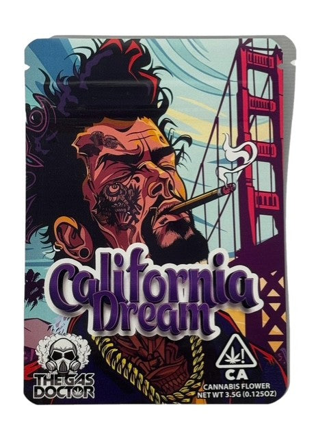 CALIFORNIA DREAM 3.5G MYLAR BAG