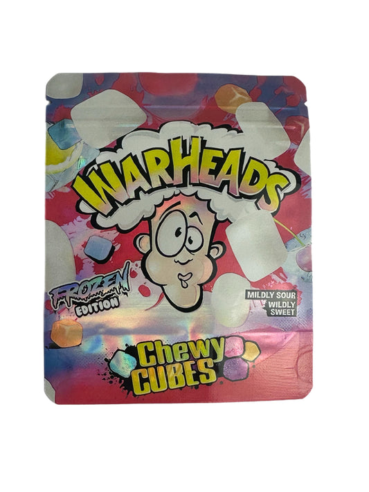 Warheads- Frozen Edition Chewy Cubes 3.5g