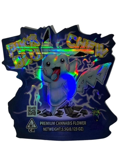 PIKA CHEW BLU 3.5G MYLAR BAG