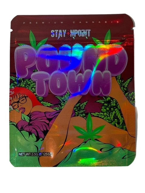 POUND TOWN 3.5G MYLAR BAG