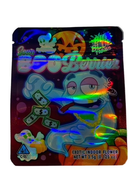 SOUR BOO BERRIEZ 3.5G MYLAR BAG