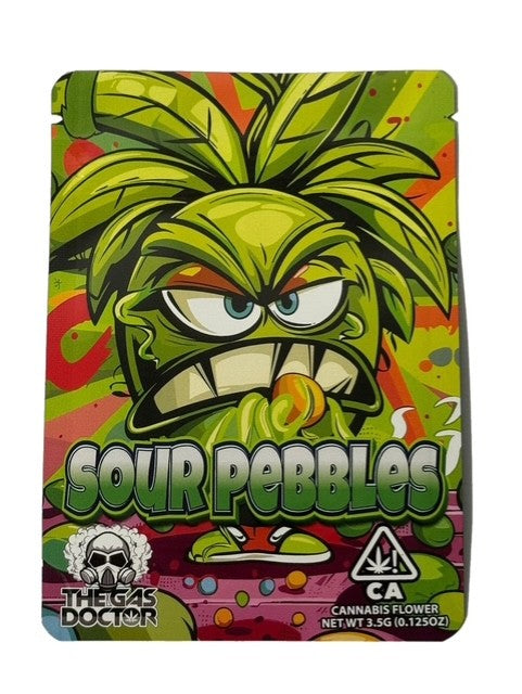 SOUR PEBBLES 3.5G MYLAR BAG