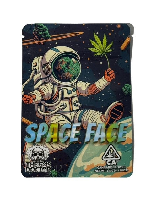 SPACE FACE 3.5G MYLAR BAG