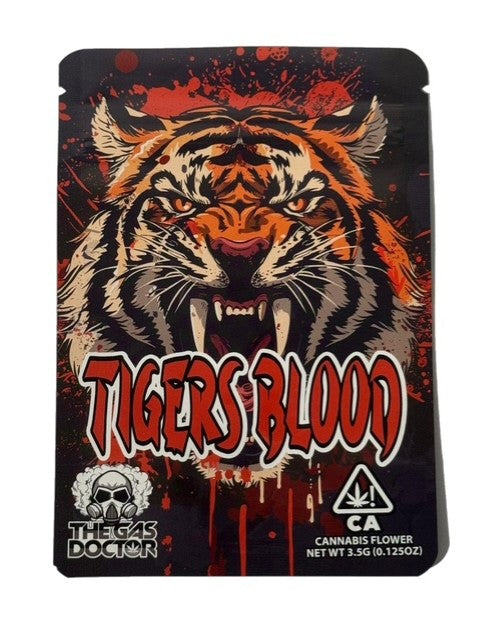 TIGER BLOOD 3.5G MYLAR BAG