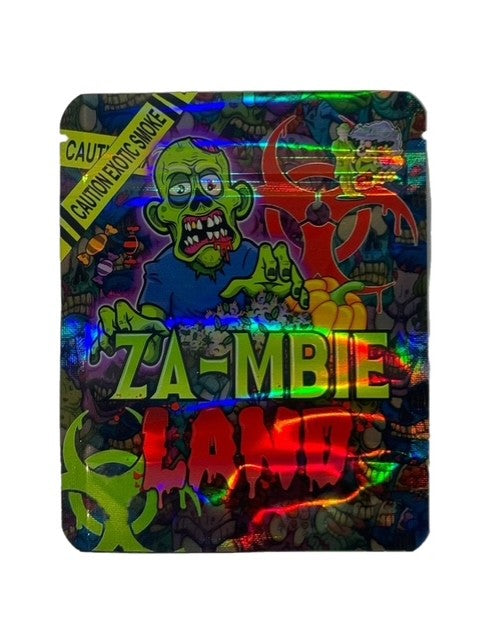 ZA-MBIE LAND 3.5G MYLAR BAG