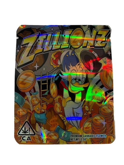 ZILLIONZ 3.5G MYLAR BAG